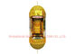 Decorative Mirror Gold Glass Elevator Observation Lift 630kg Load